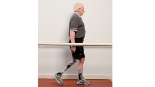 Swing phase of the gait cycle.