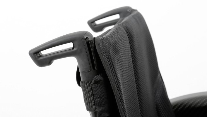 Zenit CLT wheelchair for active use, ergonomic short push handles