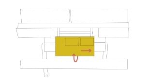 Extracción e inversión del asiento de la Kimba Neo