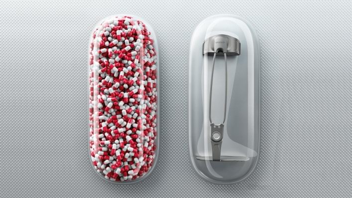 Tablettenblister mit Agilium Freestep – der Alternative zu Schmerzmitteln.