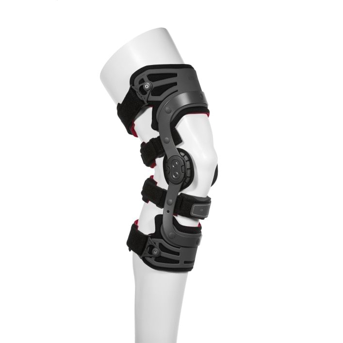 Die Knieorthese Genu Arexa von Ottobock in der Frontansicht