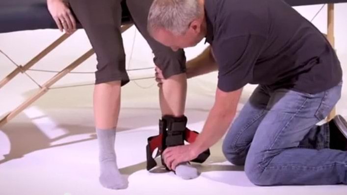 Malleo TriStep ankle orthosis donning video