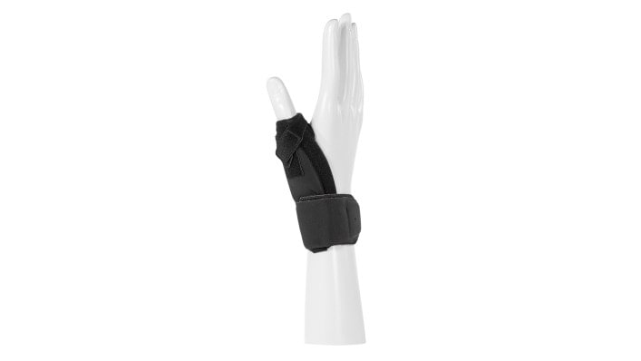 Overall view of the Ottobock Rhizo Arexa thumb brace.