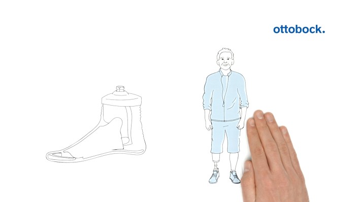 The video shows the functions and benefits based on simple sketches with user Hans.