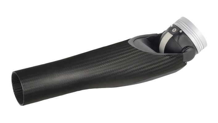 DynamicArm in black with carbon shell