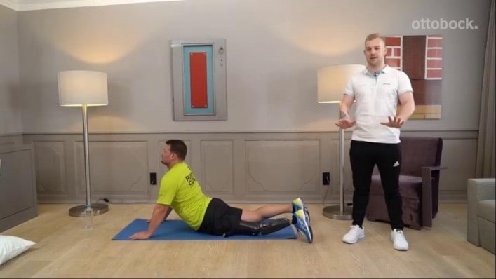 Fitness for amputees home workout: join live sessions and train with our athletes